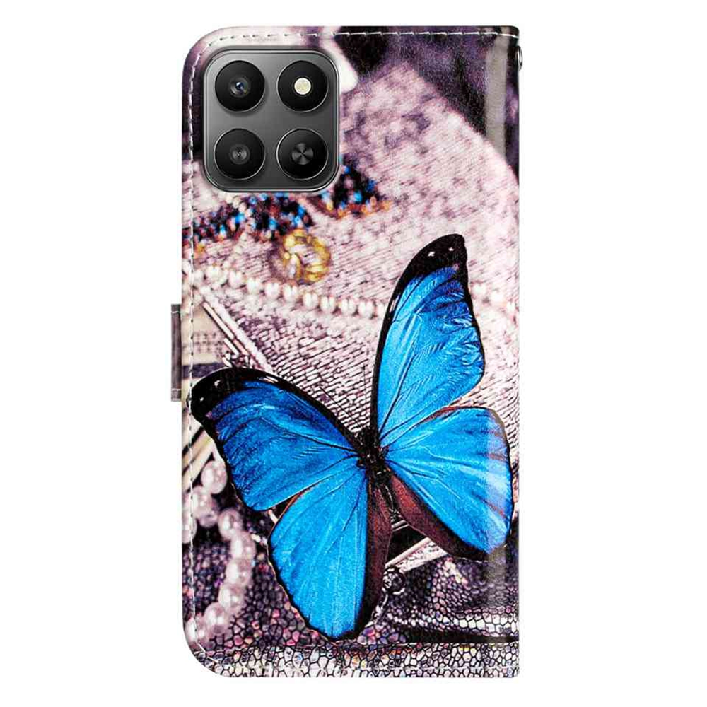  Honor 400 Smart Fodral Med Tryck Blå Fjäril - Teknikhallen.se