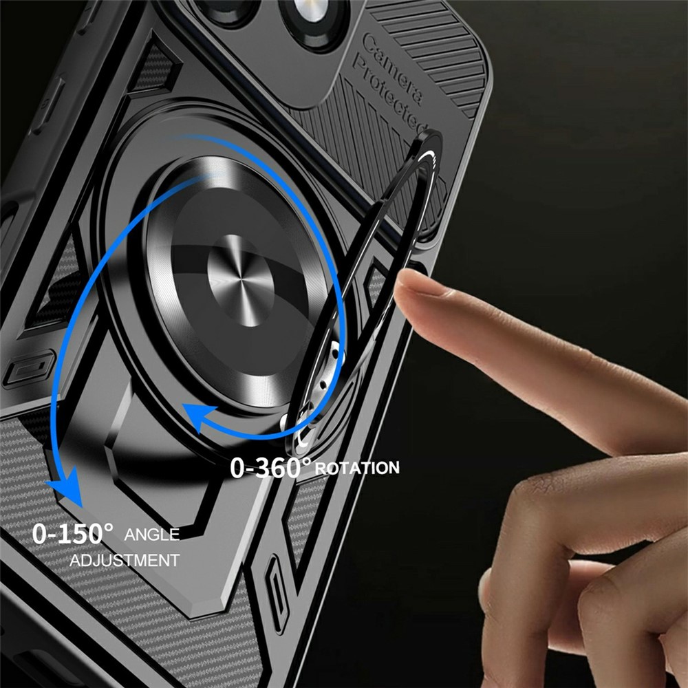  Honor 400 Lite Skal MagSafe Kickstand Svart - Teknikhallen.se