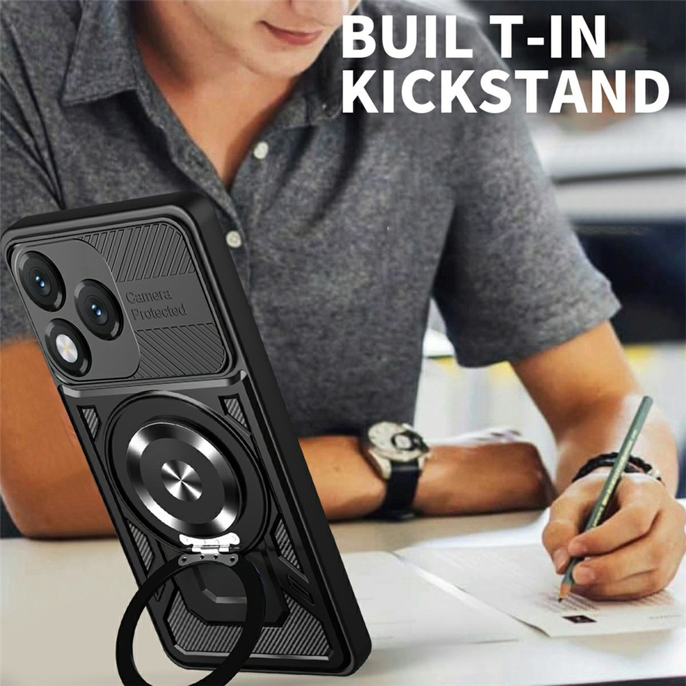  Honor 400 Lite Skal MagSafe Kickstand Svart - Teknikhallen.se