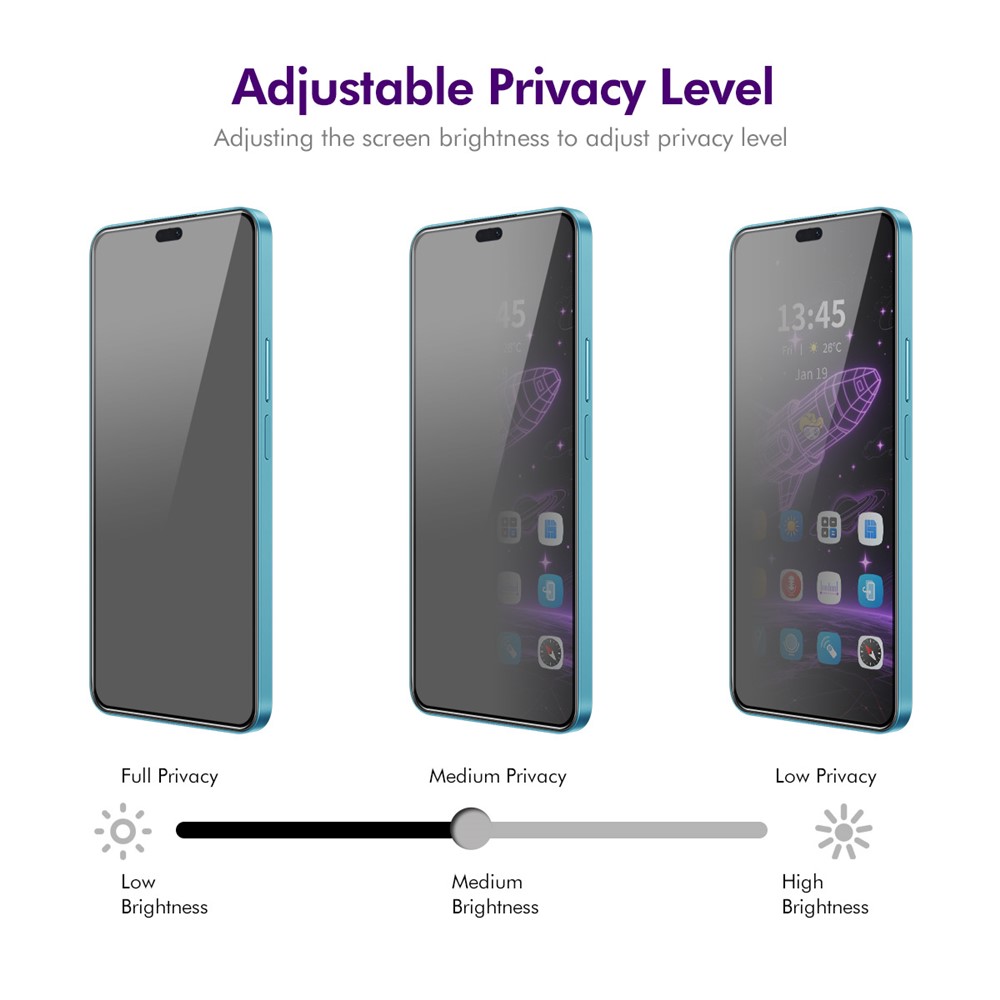 ENKAY ENKAY Honor 400 Lite Skärmskydd Heltäckande Privacy - Teknikhallen.se