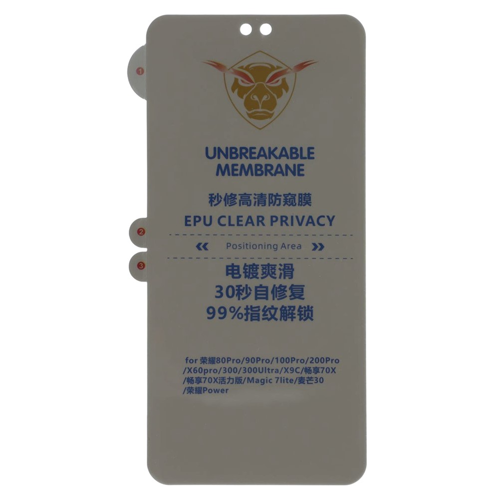  Honor Magic7 Lite Skärmskydd Heltäckande PET Privacy - Teknikhallen.se