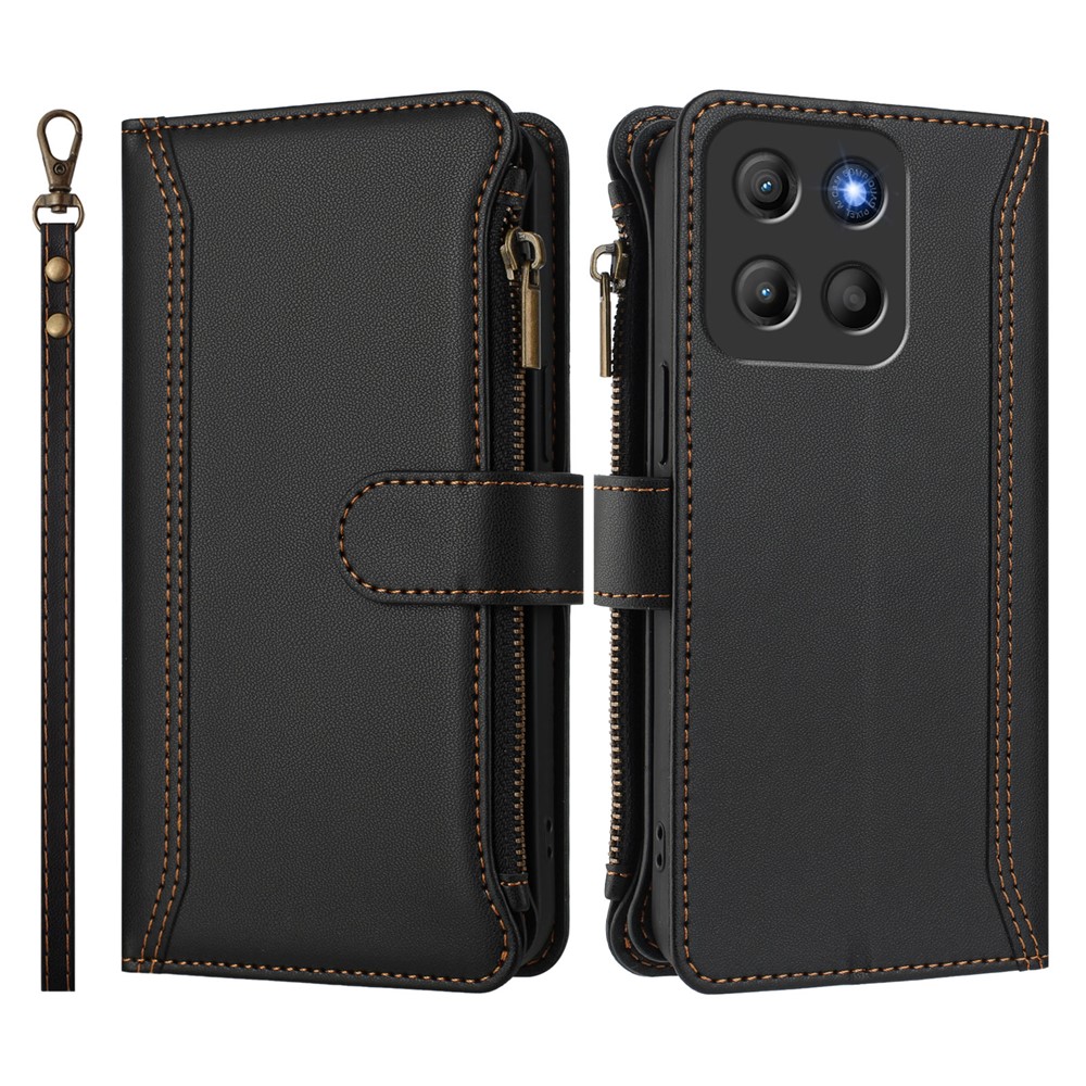  Motorola Moto G15 / G15 Power Fodral Multifunktionellt Läder - Teknikhallen.se