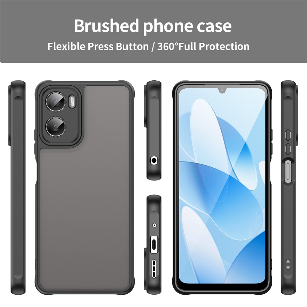  Motorola Moto G06 / G06 Power Skal Hybrid Svart - Teknikhallen.se