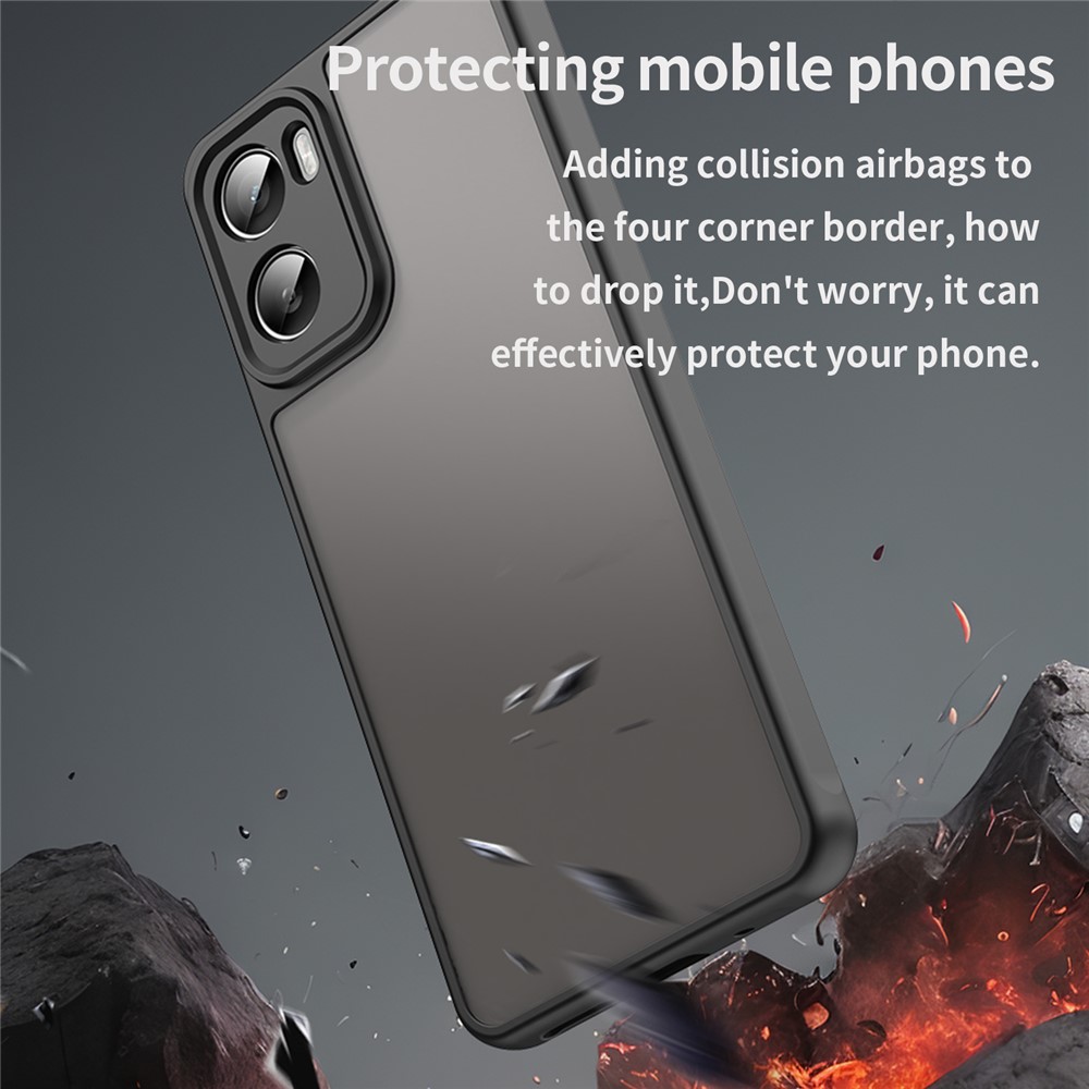  Motorola Moto G06 / G06 Power Skal Hybrid Svart - Teknikhallen.se