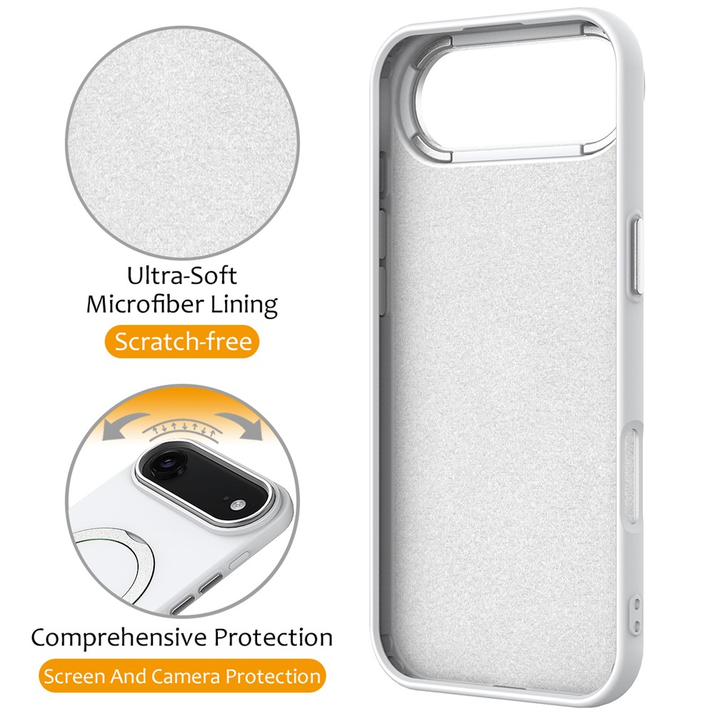  iPhone Air Skal MagSafe Kickstand Hybrid Vit - Teknikhallen.se