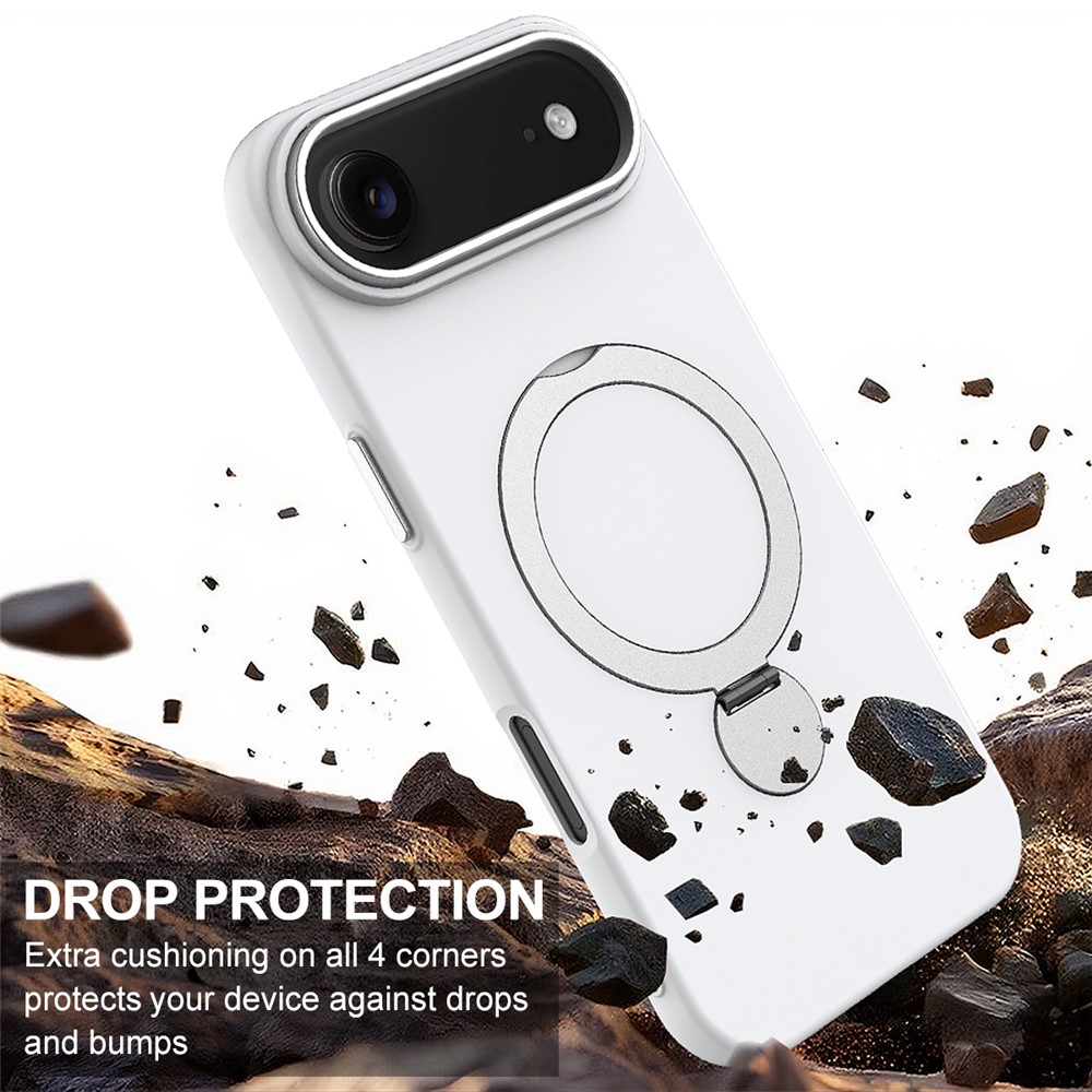  iPhone Air Skal MagSafe Kickstand Hybrid Vit - Teknikhallen.se