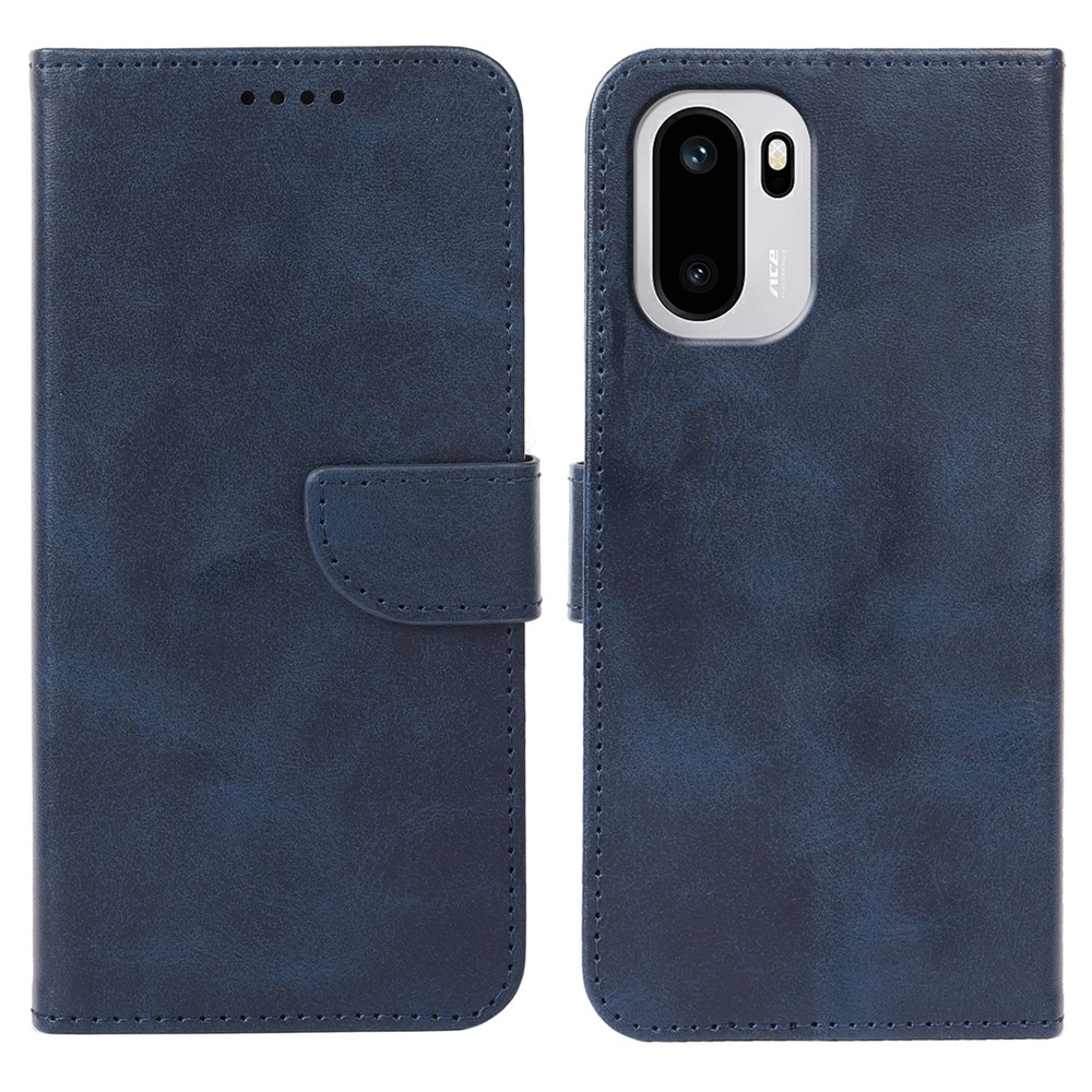  OnePlus 15R Plånboksfodral Läder Blå - Teknikhallen.se