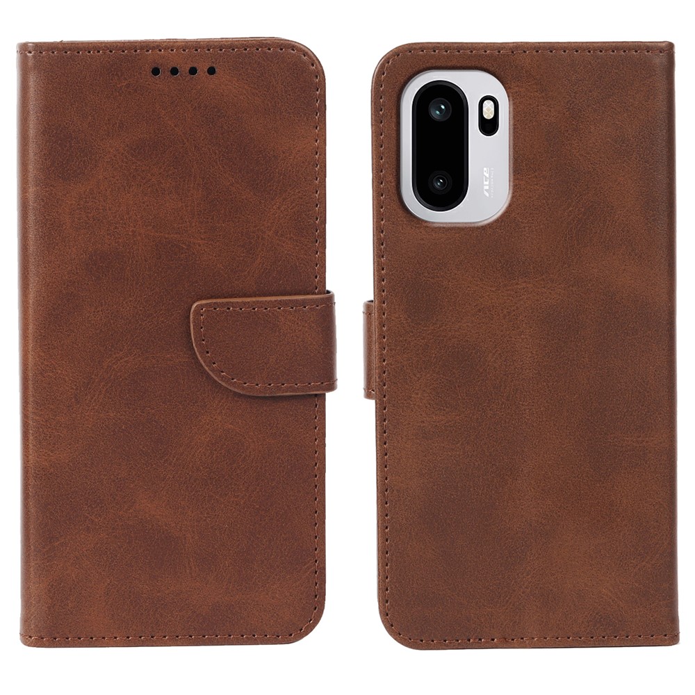  OnePlus 15R Plånboksfodral Läder Brun - Teknikhallen.se