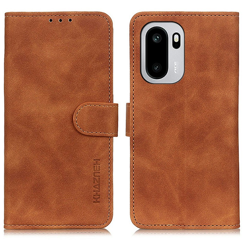 KHAZNEH KHAZNEH OnePlus 15R Fodral Retro Läder Brun - Teknikhallen.se