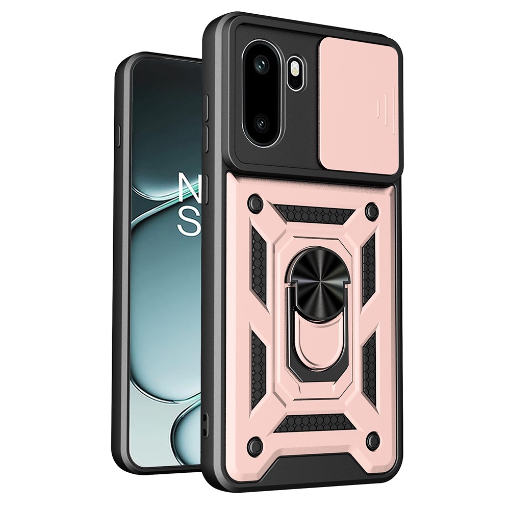  OnePlus 15R Skal CamShield Ring Hybrid Roséguld - Teknikhallen.se