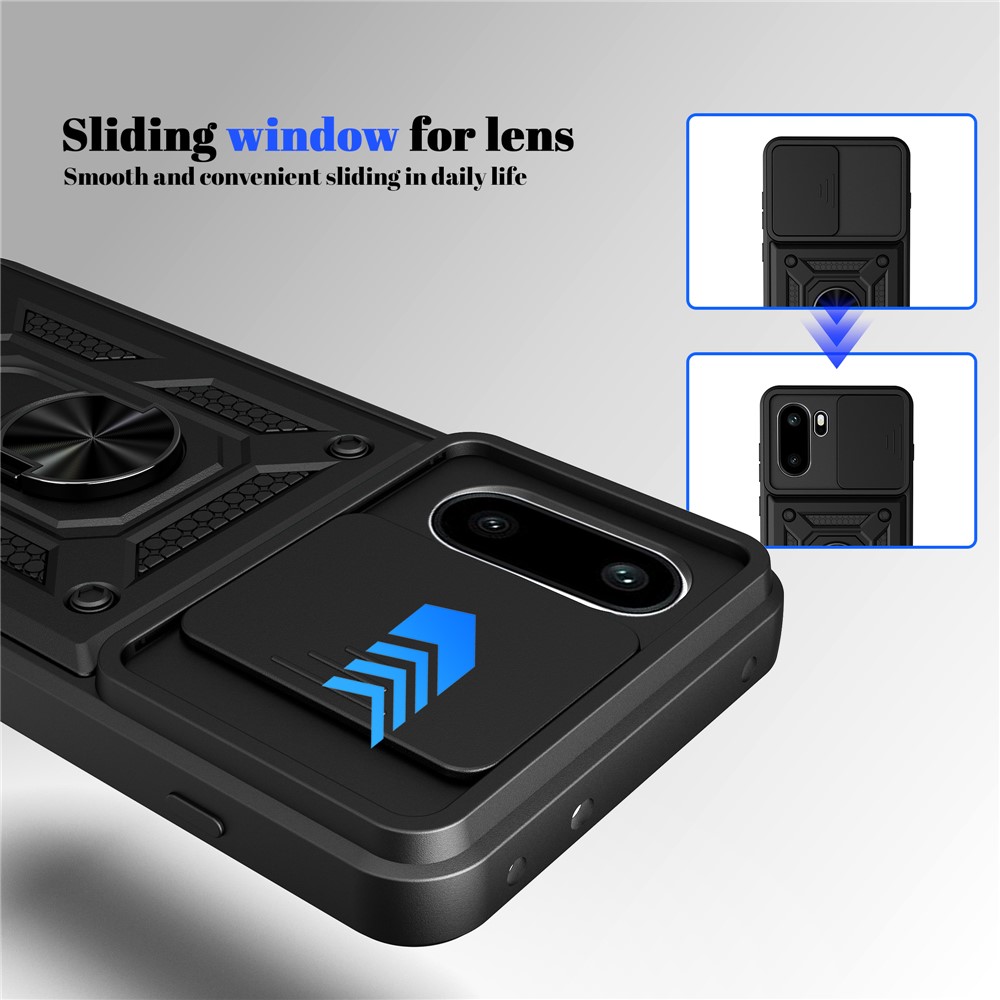  OnePlus 15R Skal CamShield Ring Hybrid Roséguld - Teknikhallen.se