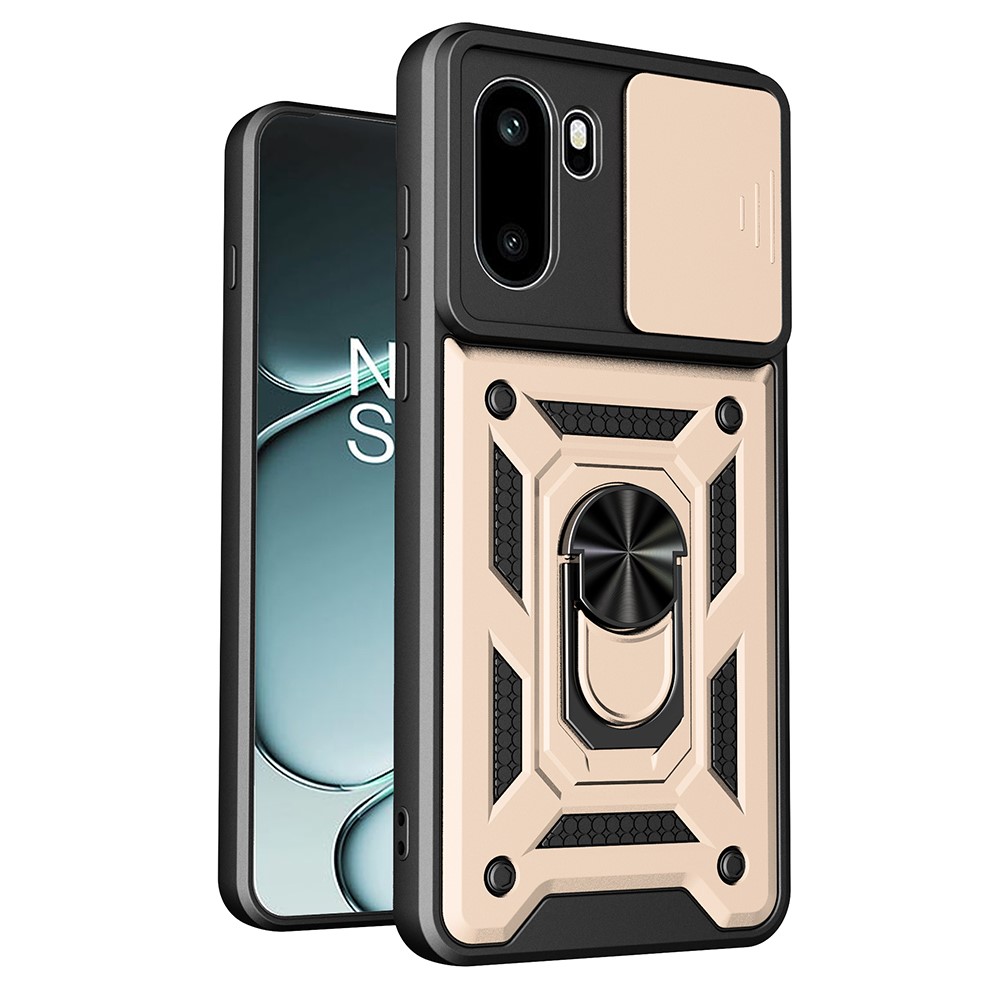  OnePlus 15R Skal CamShield Ring Hybrid Guld - Teknikhallen.se