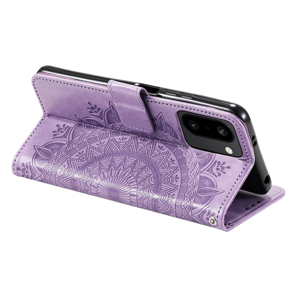  OnePlus 15R Fodral Mandala Läder Lila - Teknikhallen.se