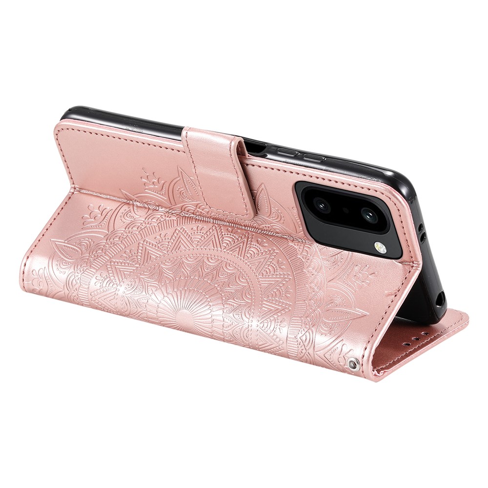  OnePlus 15R Fodral Mandala Läder Roséguld - Teknikhallen.se