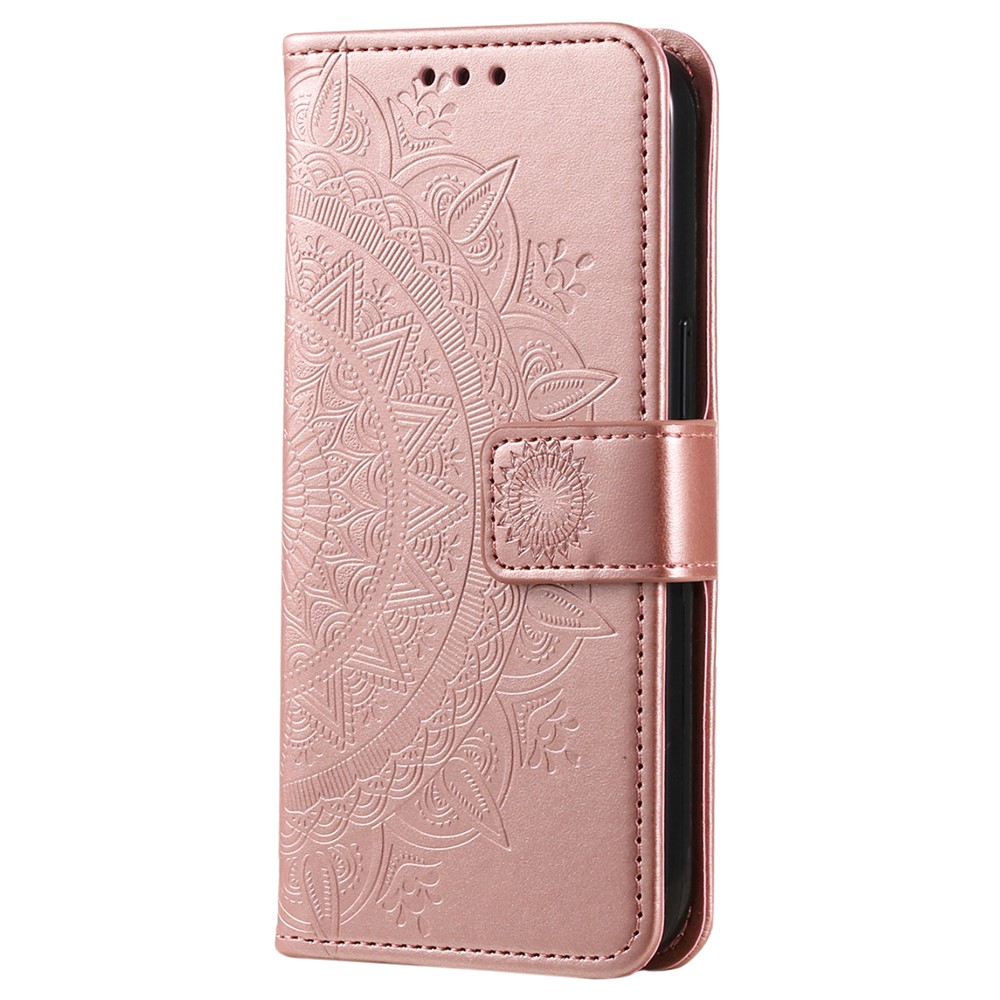  OnePlus 15R Fodral Mandala Läder Roséguld - Teknikhallen.se