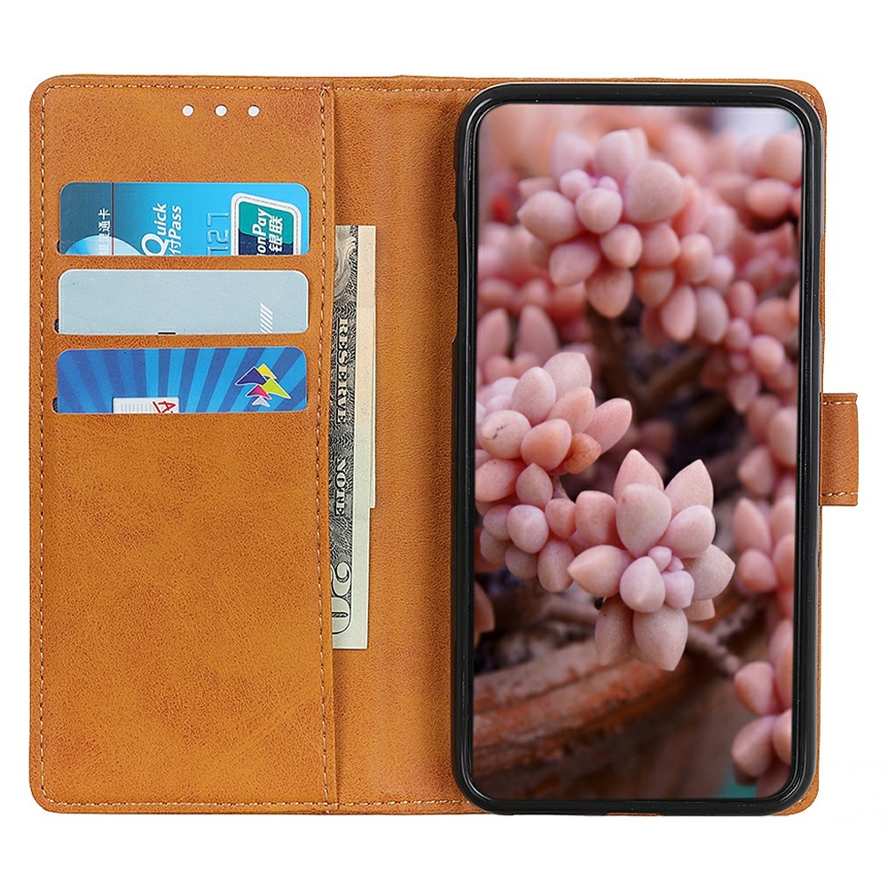  Sony Xperia 1 VII Fodral Läder Brun - Teknikhallen.se