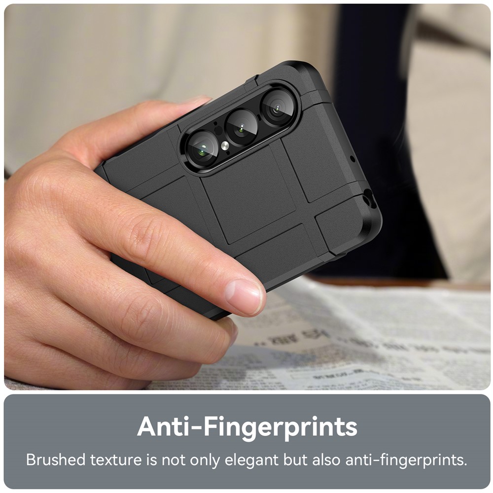  Sony Xperia 1 VII Skal Robust Svart - Teknikhallen.se