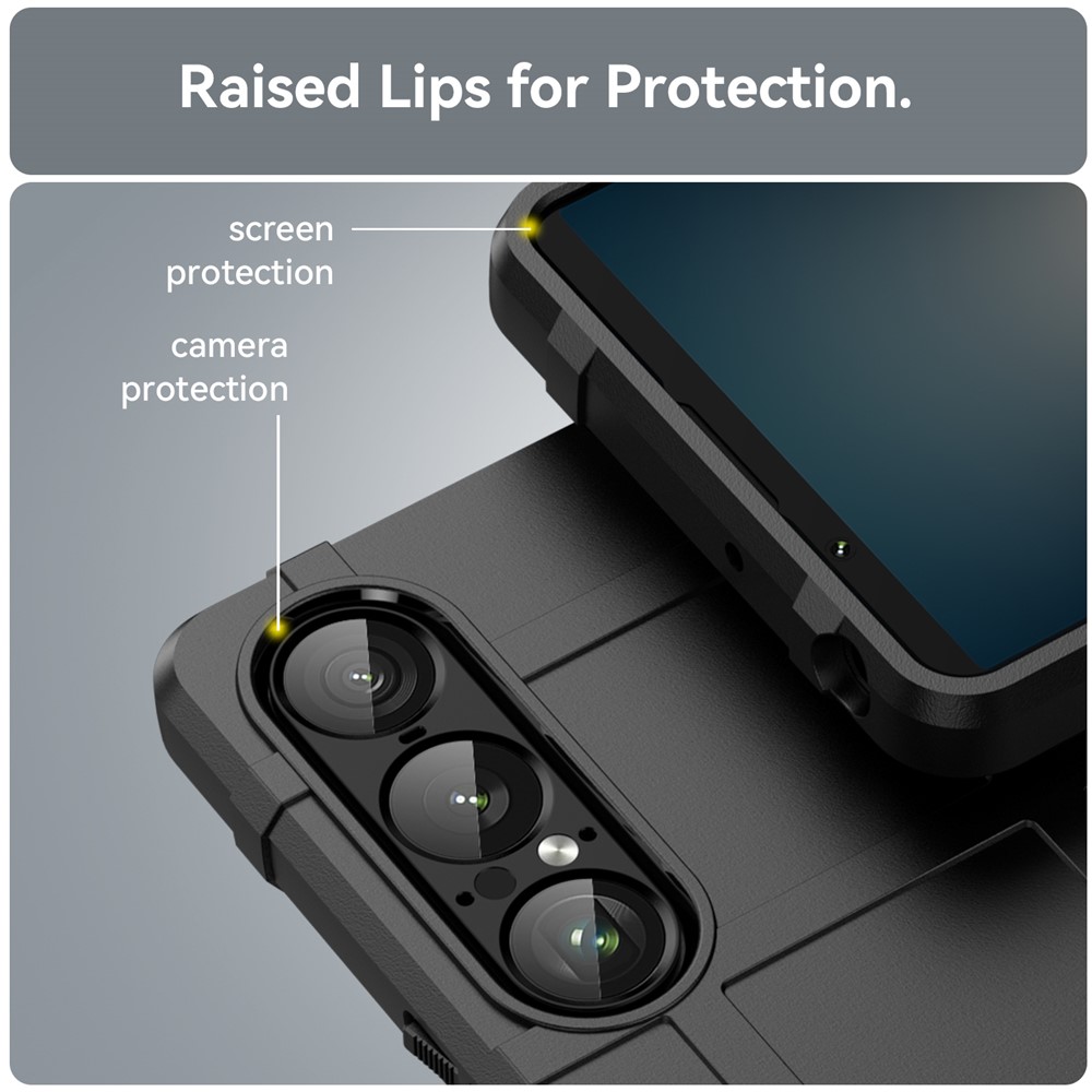  Sony Xperia 1 VII Skal Robust Svart - Teknikhallen.se