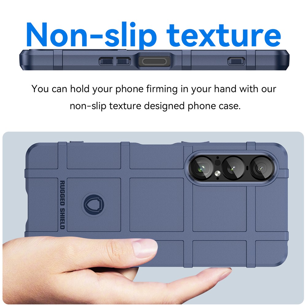  Sony Xperia 1 VII Skal Robust Blå - Teknikhallen.se