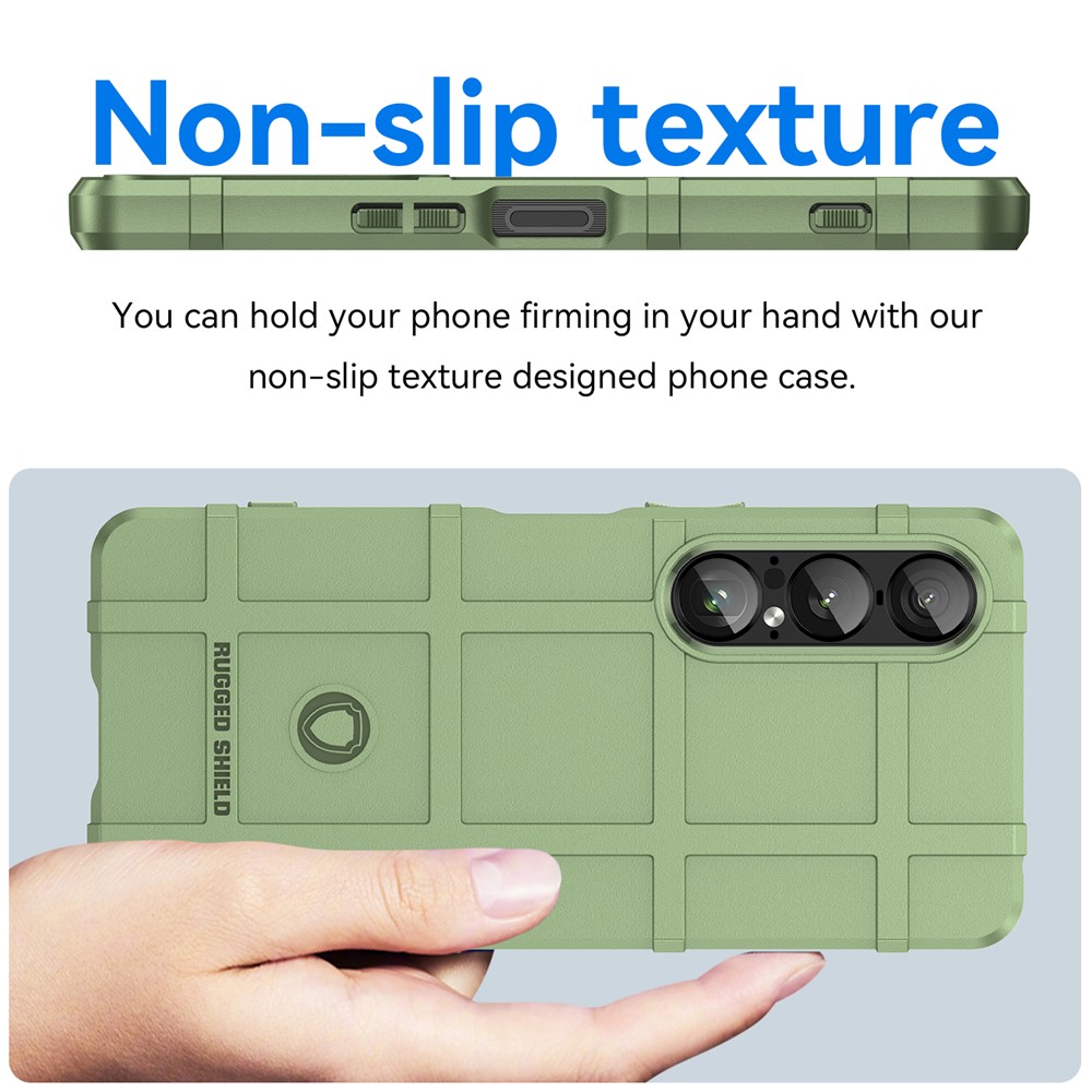  Sony Xperia 1 VII Skal Robust Grön - Teknikhallen.se