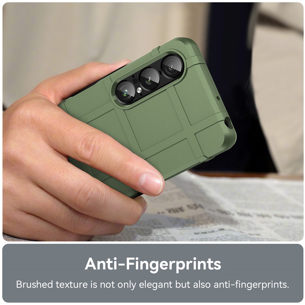  Sony Xperia 1 VII Skal Robust Grön - Teknikhallen.se