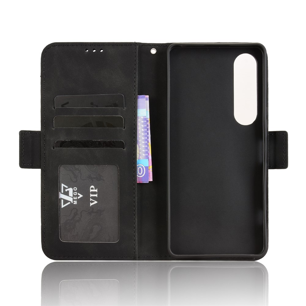  Sony Xperia 1 VII Fodral Med Avtagbart Kortfodral Svart - Teknikhallen.se