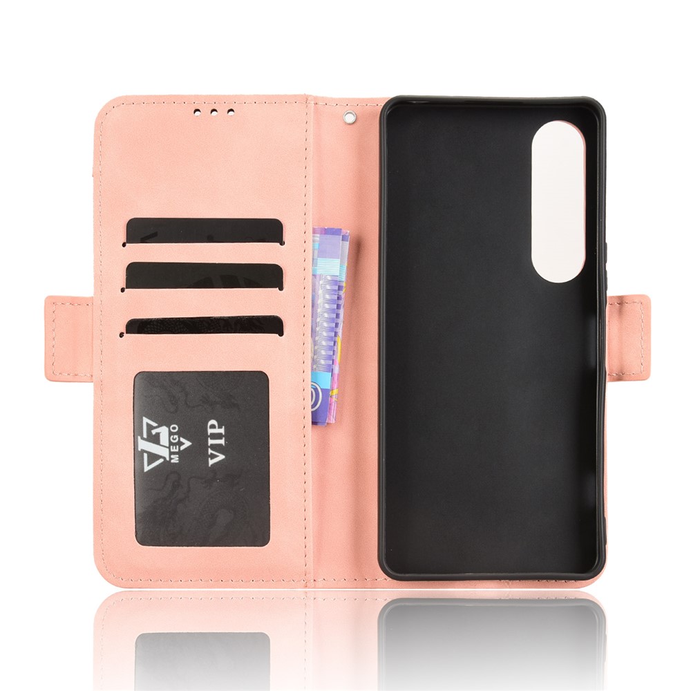  Sony Xperia 1 VII Fodral Med Avtagbart Kortfodral Rosa - Teknikhallen.se