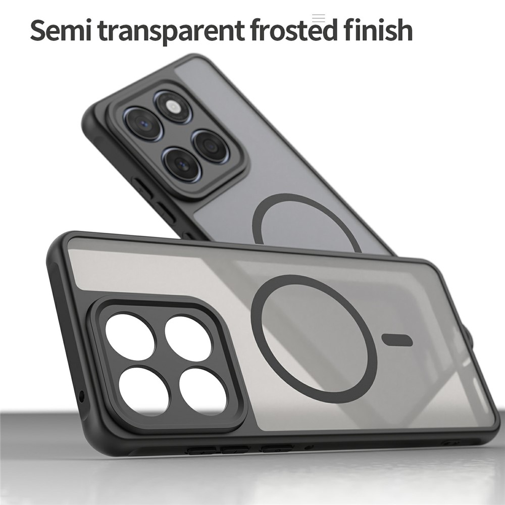  Motorola Edge 60 / 60 Fusion Skal MagSafe Hybrid Svart - Teknikhallen.se