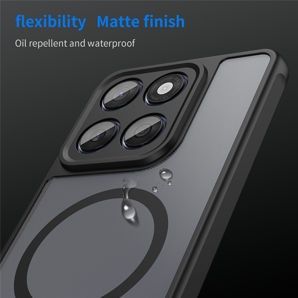  Motorola Edge 60 / 60 Fusion Skal MagSafe Hybrid Svart - Teknikhallen.se