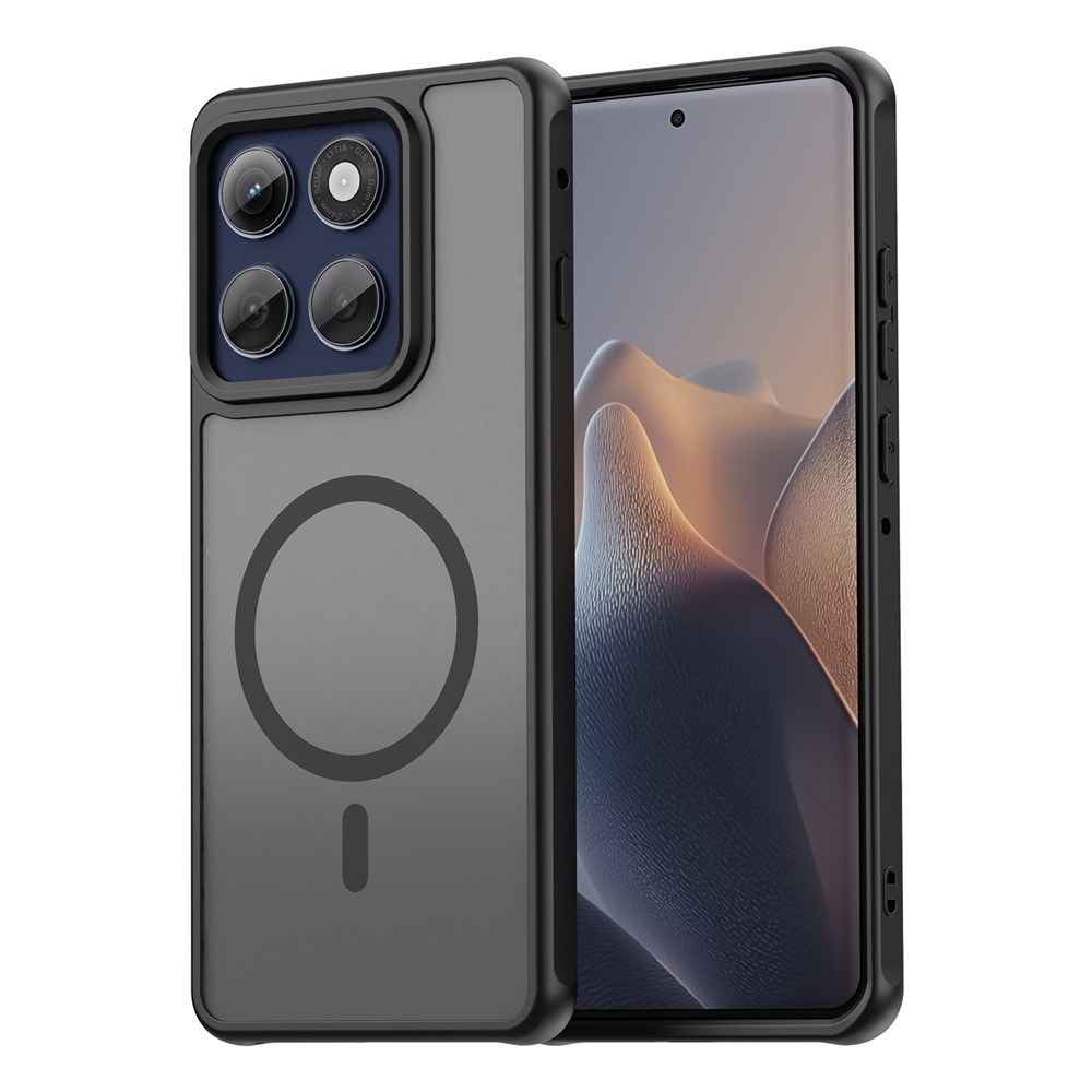  Motorola Edge 60 Pro Skal MagSafe Hybrid Svart - Teknikhallen.se