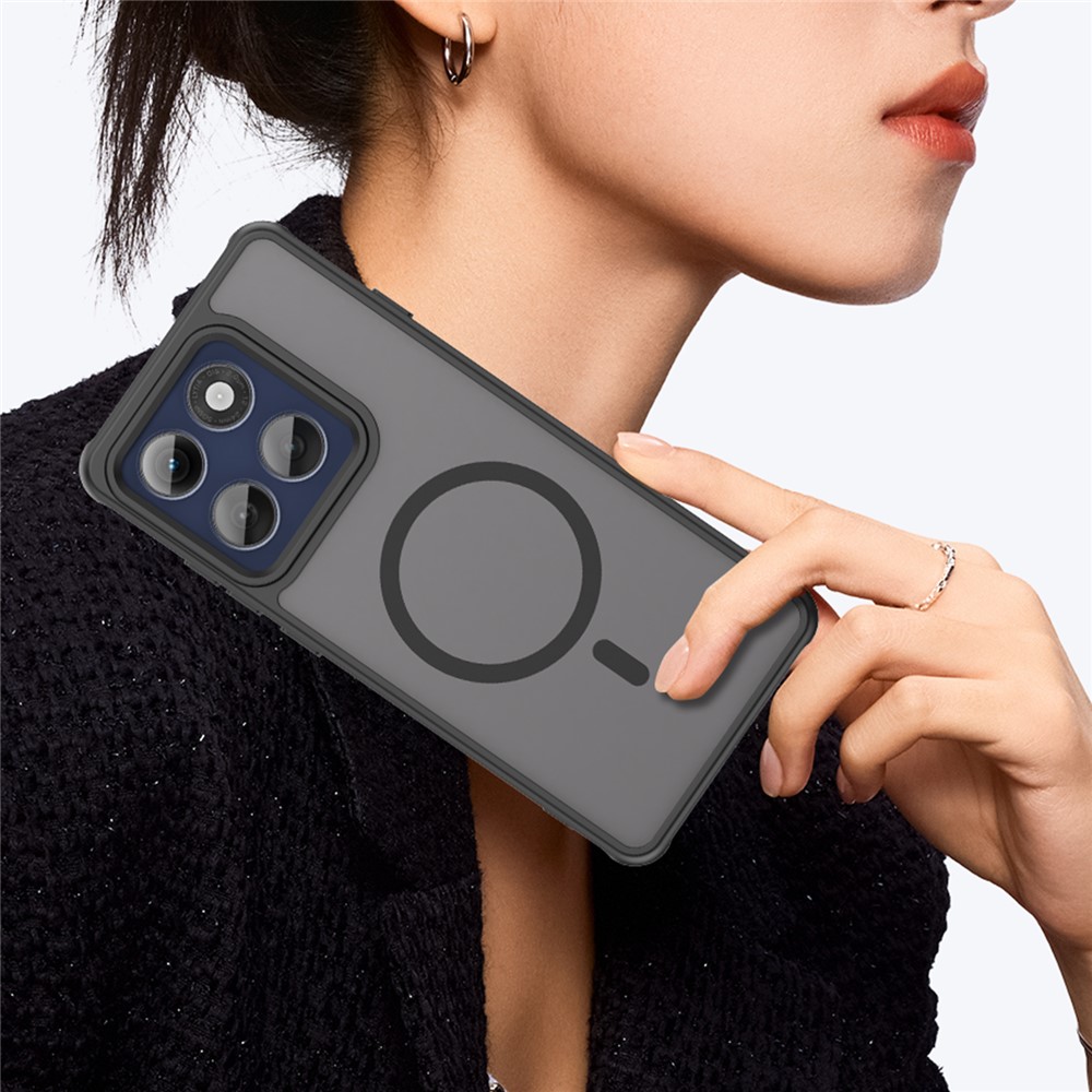  Motorola Edge 60 Pro Skal MagSafe Hybrid Svart - Teknikhallen.se