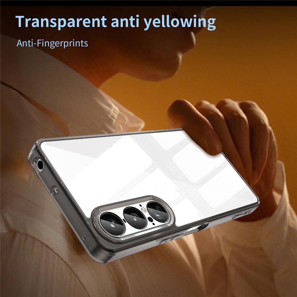  Sony Xperia 1 VII Skal Hybrid Svart - Teknikhallen.se