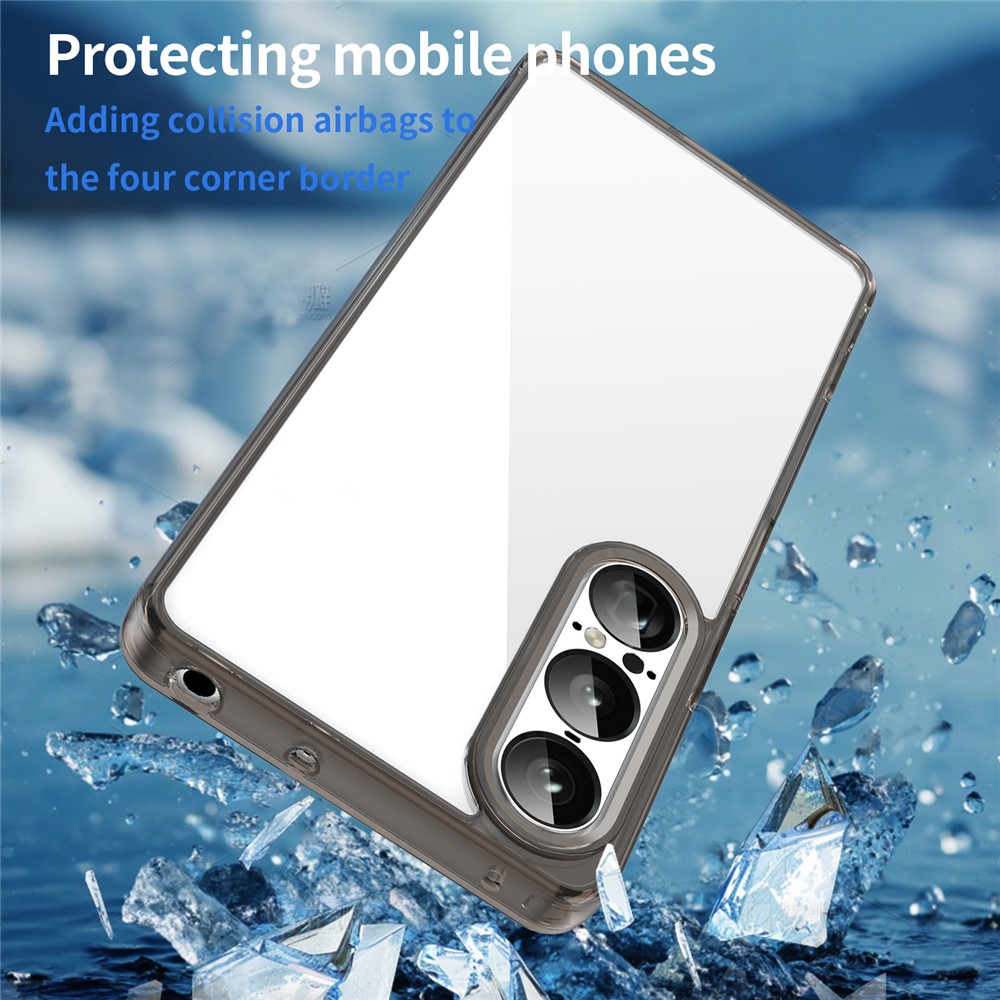  Sony Xperia 1 VII Skal Hybrid Svart - Teknikhallen.se