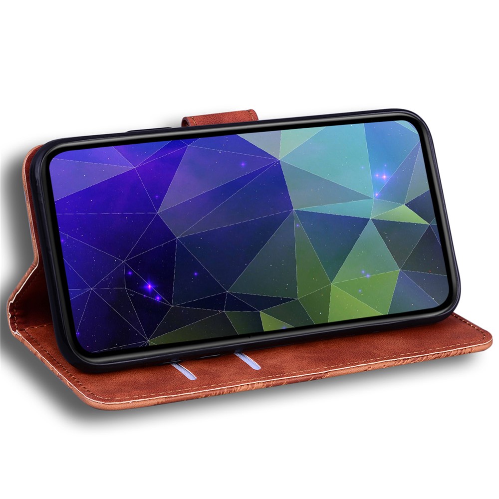  Sony Xperia 10 VII Fodral Läder Brun - Teknikhallen.se