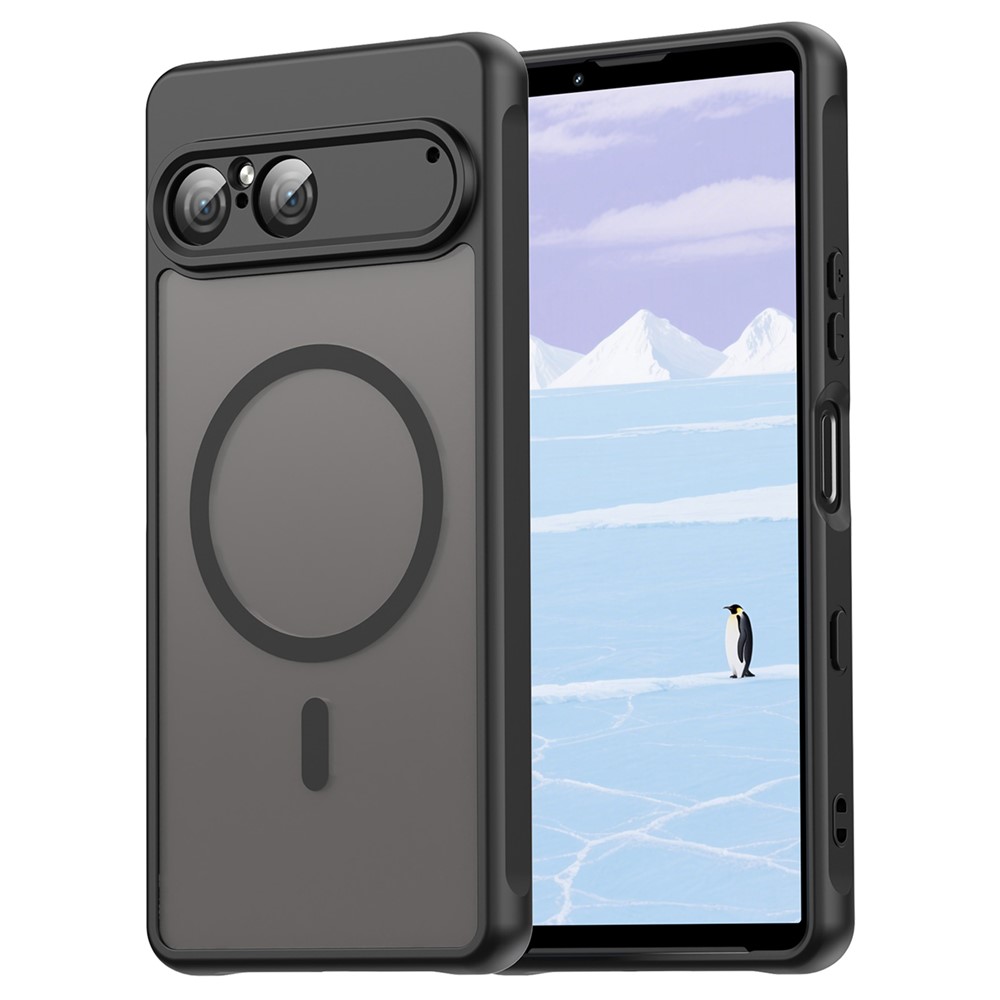  Sony Xperia 10 VII Skal MagSafe Hybrid Svart - Teknikhallen.se