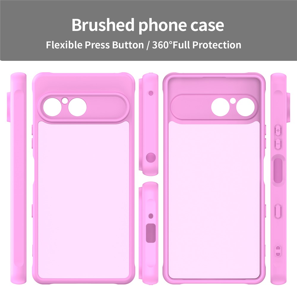  Sony Xperia 10 VII Skal Hybrid Frosted Rosa - Teknikhallen.se