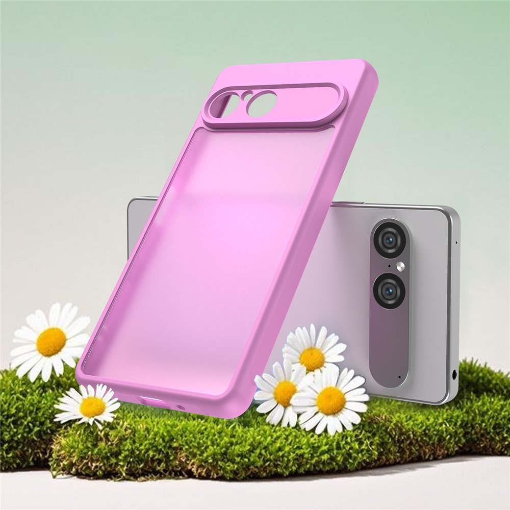  Sony Xperia 10 VII Skal Hybrid Frosted Rosa - Teknikhallen.se