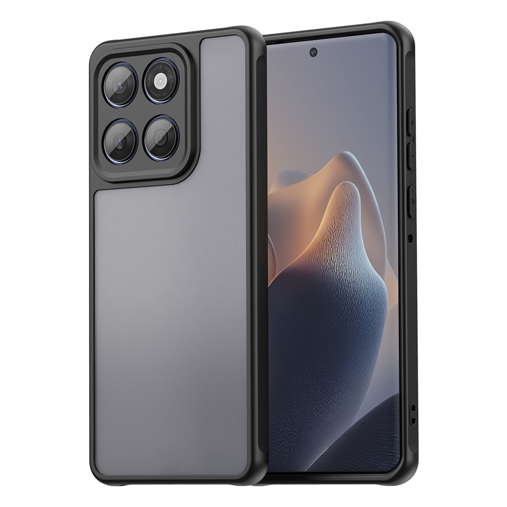  Motorola Edge 60 / 60 Fusion Skal Hybrid Frosted Svart - Teknikhallen.se