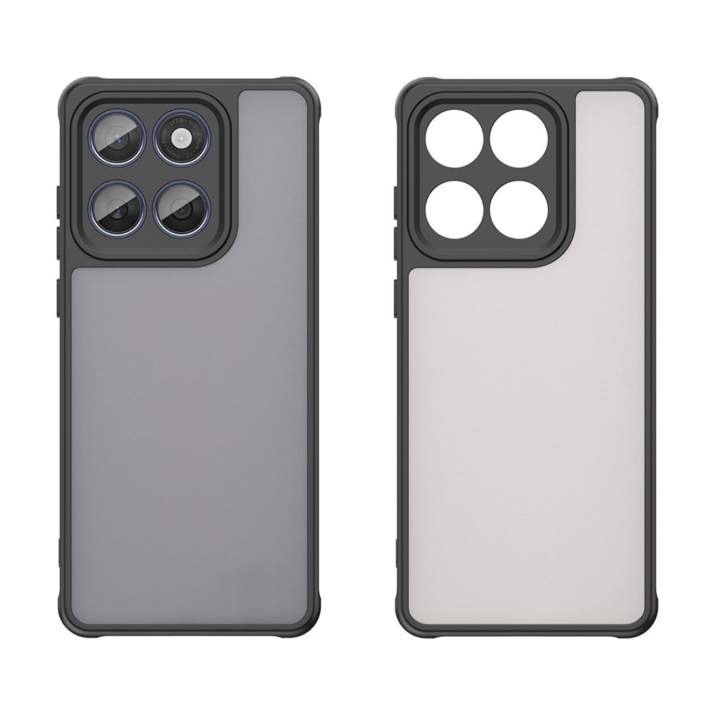  Motorola Edge 60 / 60 Fusion Skal Hybrid Frosted Svart - Teknikhallen.se