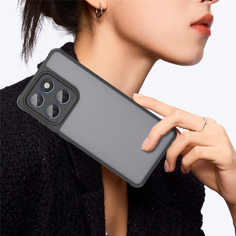  Motorola Edge 60 / 60 Fusion Skal Hybrid Frosted Svart - Teknikhallen.se