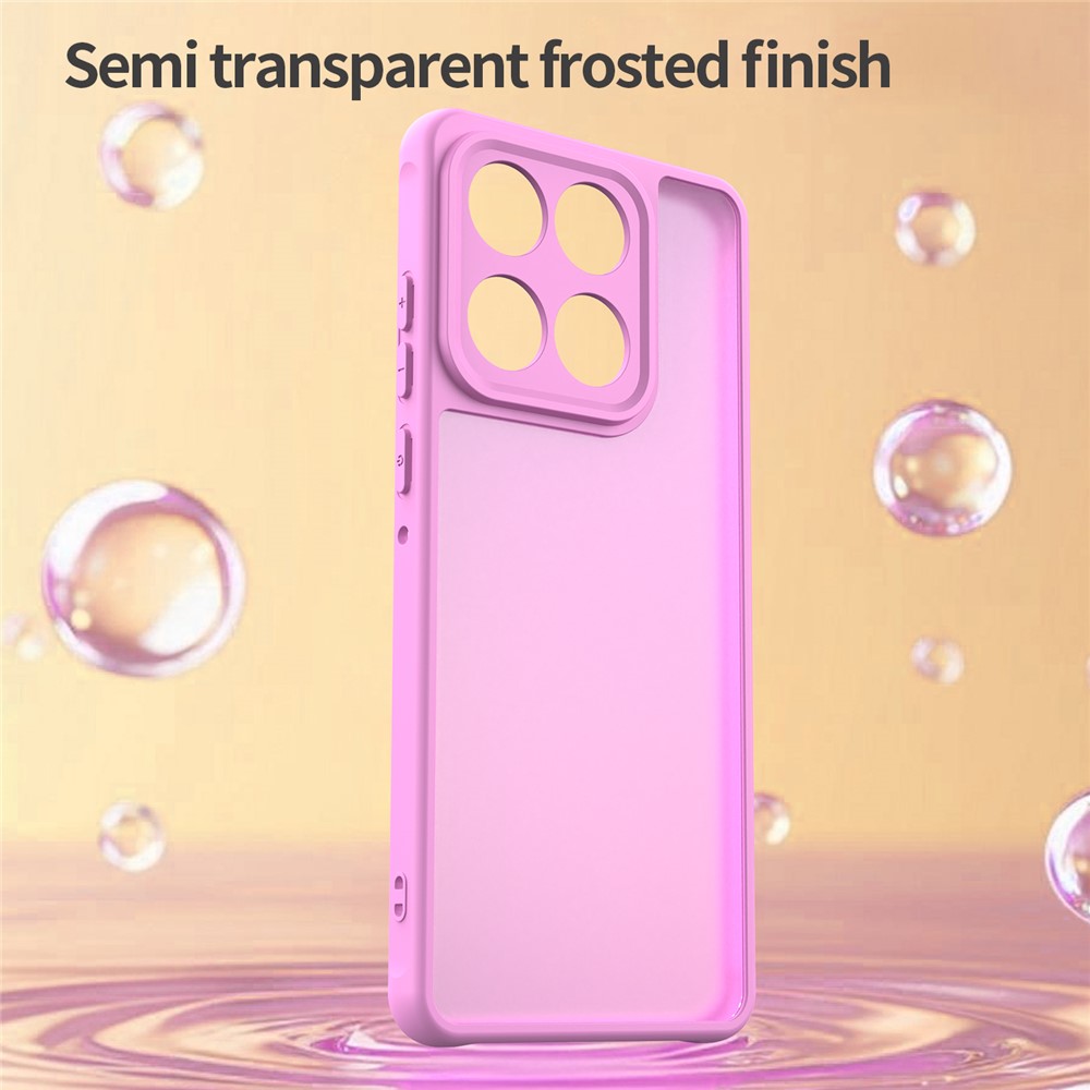  Motorola Edge 60 / 60 Fusion Skal Hybrid Frosted Rosa - Teknikhallen.se