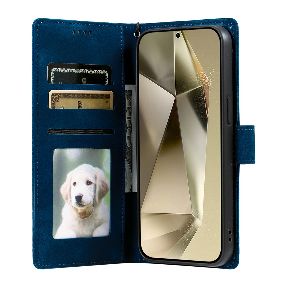  Samsung Galaxy A27 Fodral Mandala Läder Blå - Teknikhallen.se