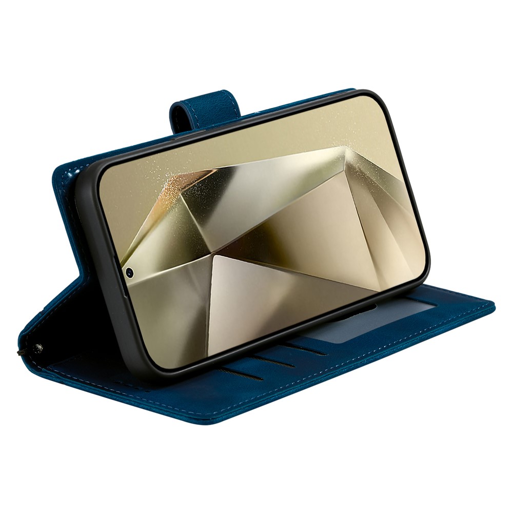  Samsung Galaxy A27 Fodral Mandala Läder Blå - Teknikhallen.se