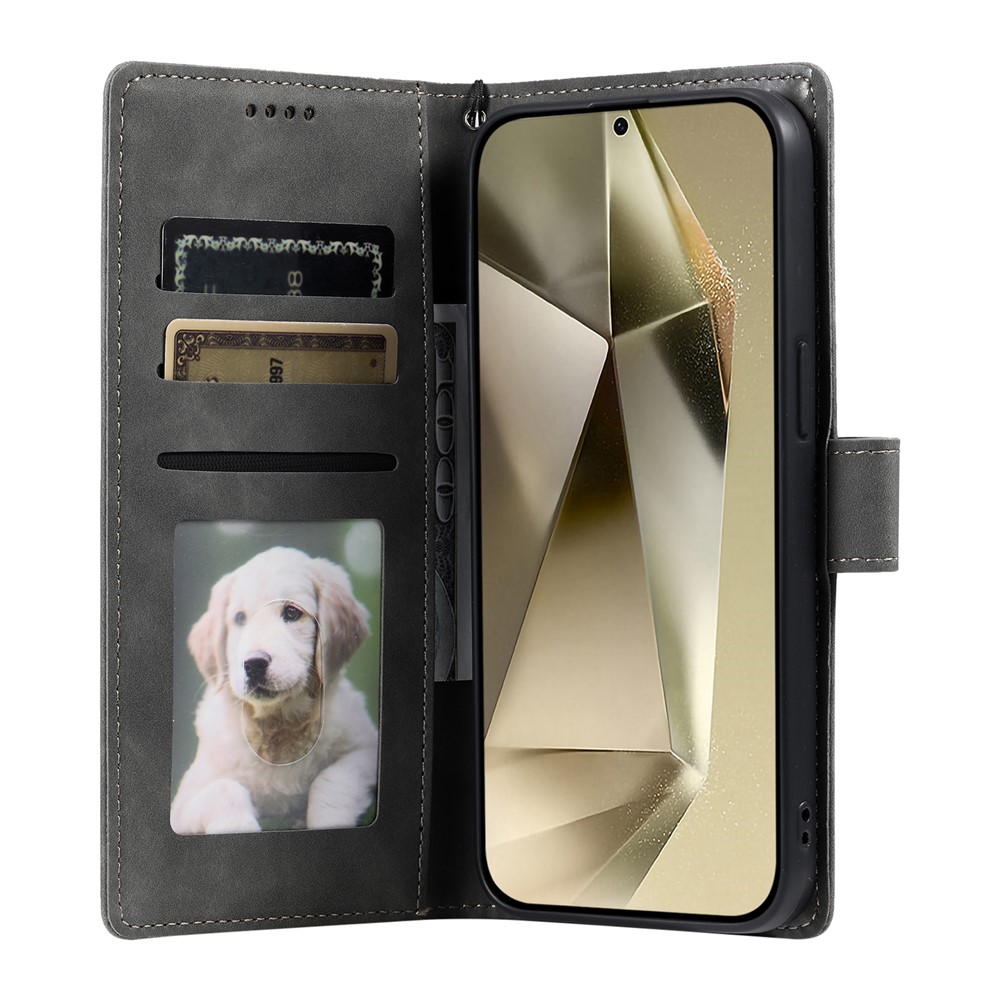  Samsung Galaxy A27 Fodral Mandala Läder Grå - Teknikhallen.se