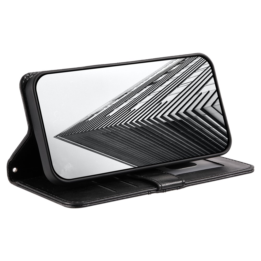  Samsung Galaxy A27 Fodral Läder Svart - Teknikhallen.se