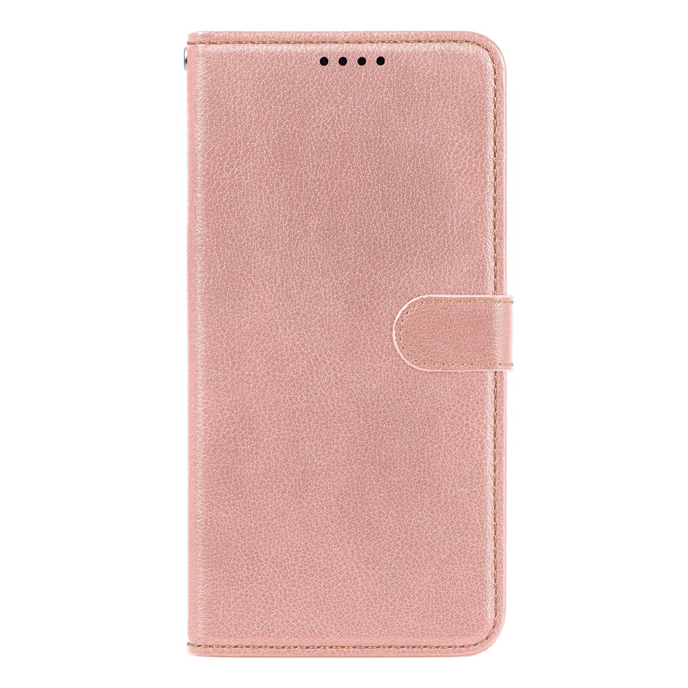  Samsung Galaxy A27 Plånboksfodral Läder Roséguld - Teknikhallen.se