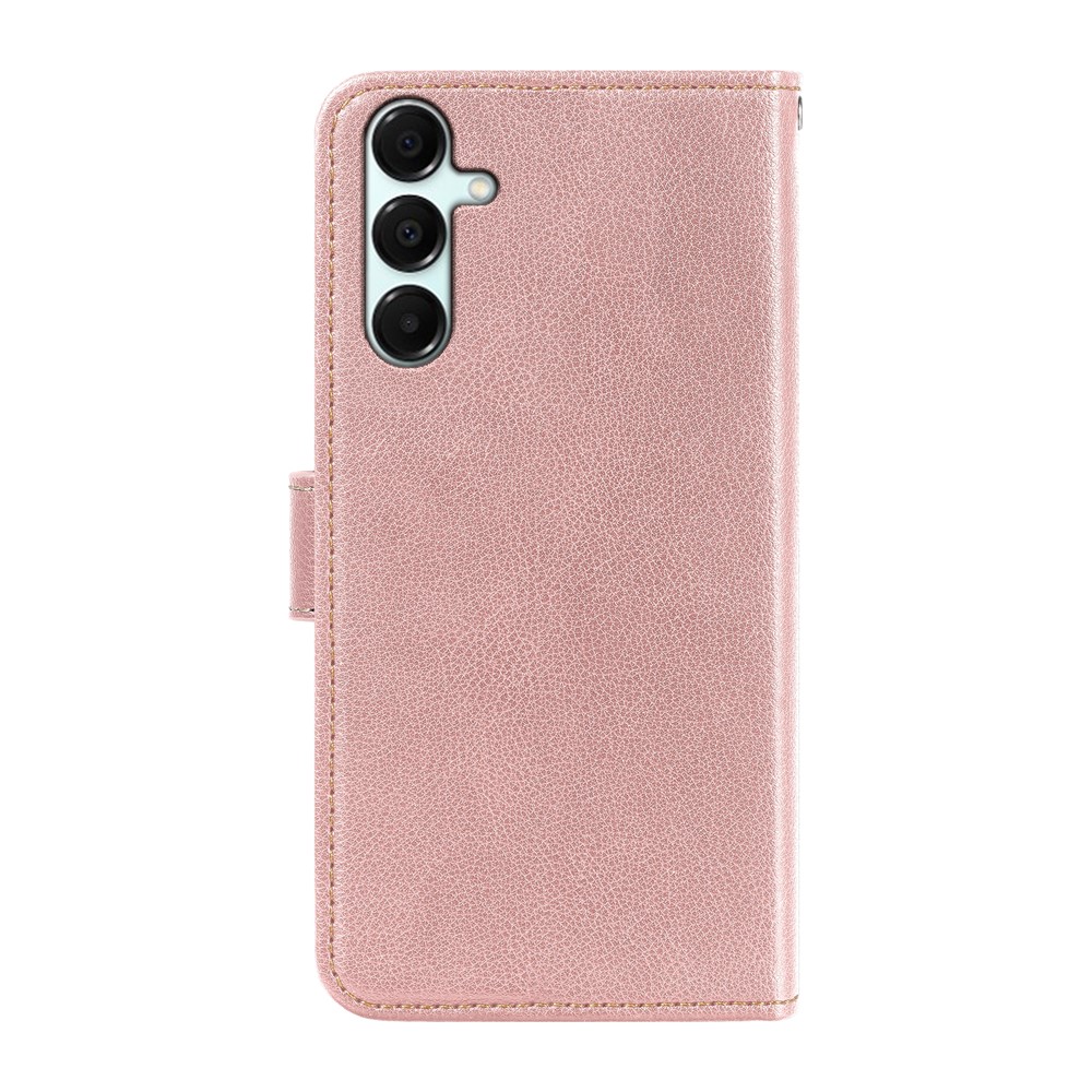  Samsung Galaxy A27 Plånboksfodral Läder Roséguld - Teknikhallen.se