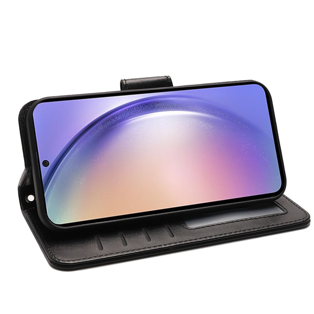  Samsung Galaxy A27 Fodral Läder Svart - Teknikhallen.se