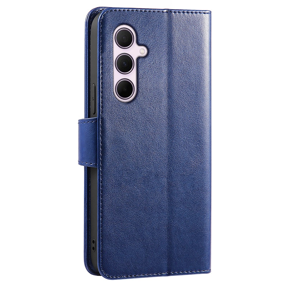  Samsung Galaxy A27 Fodral Läder Blå - Teknikhallen.se