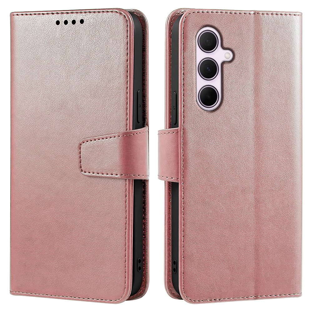  Samsung Galaxy A27 Fodral Läder Roséguld - Teknikhallen.se